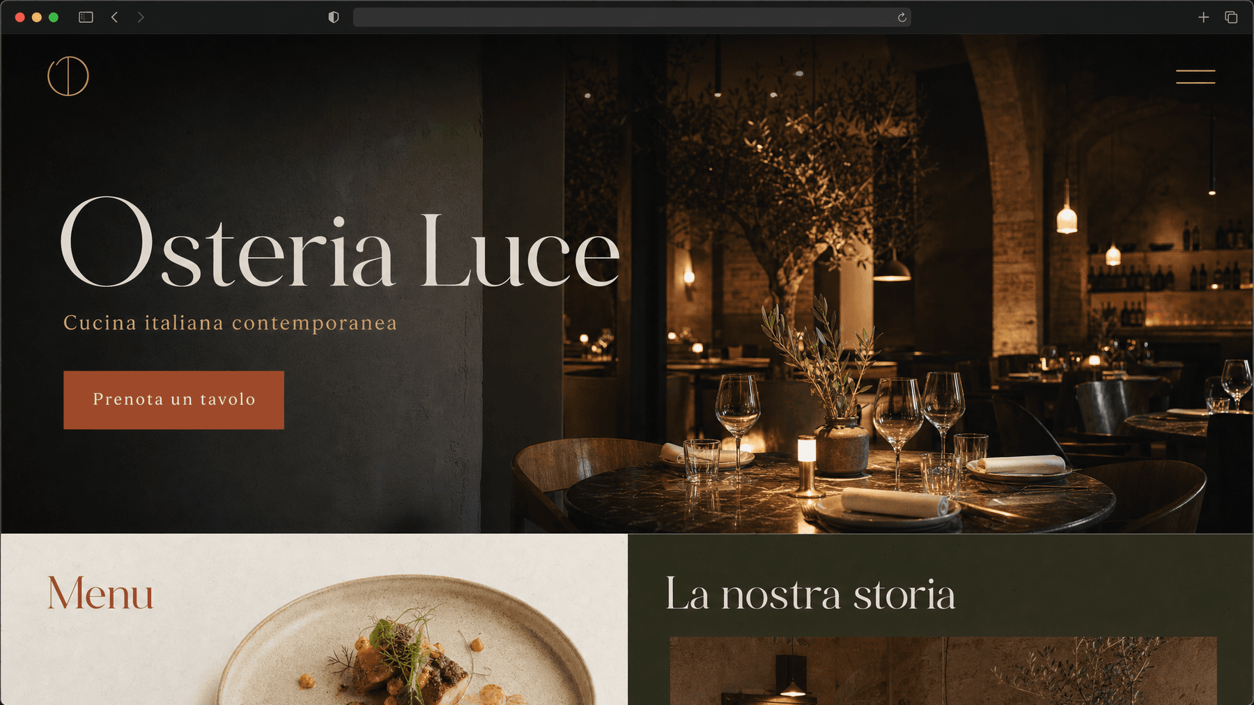 Esempio di sito professionale creato da The Site Bro